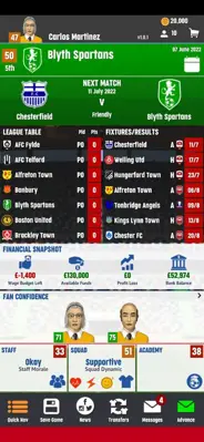 FCM23 Soccer Club Management android App screenshot 3